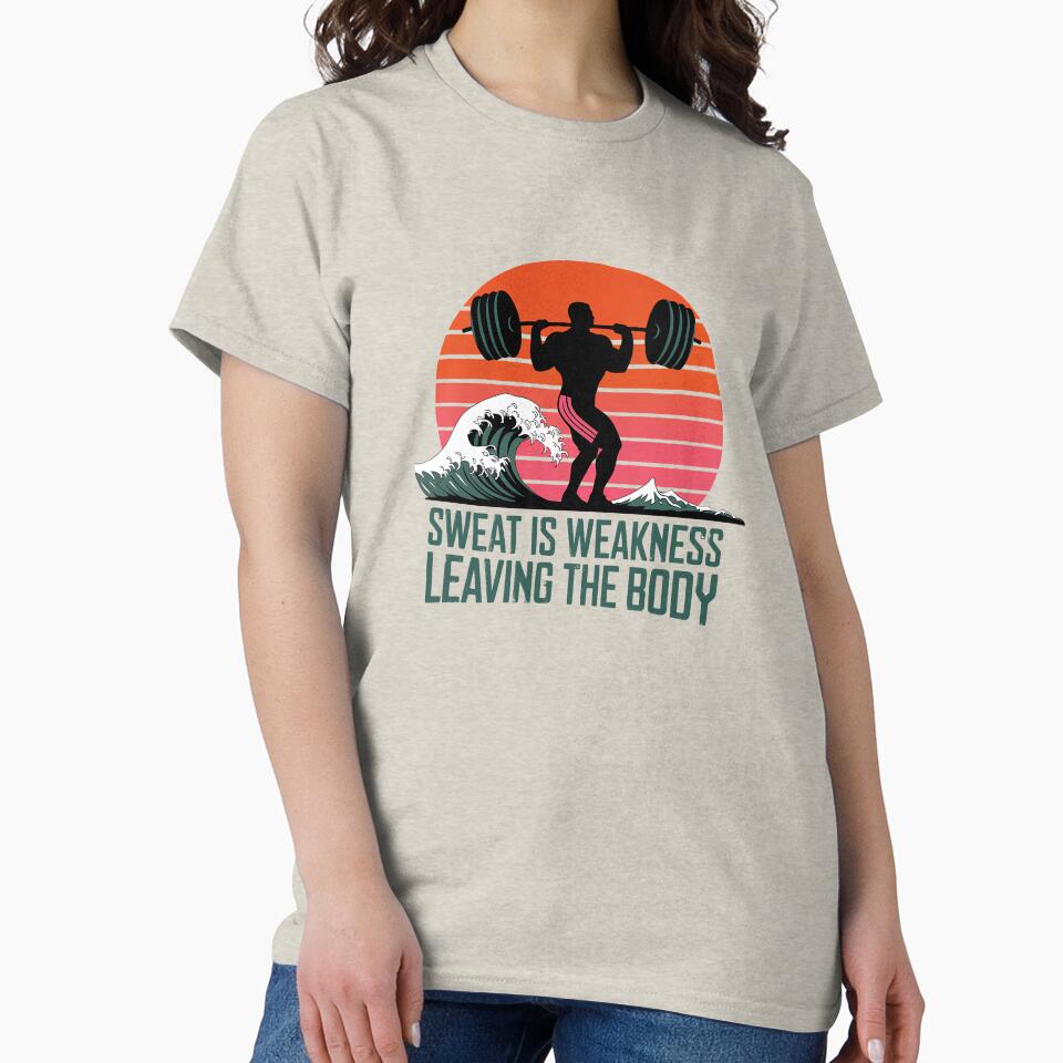 Strength Sweat: Motivational Fitness Art T-Shirts, Hoodie, Sweatshirt