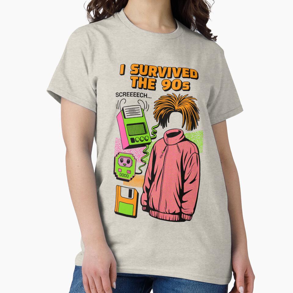I Survived the 90s by YCFART T-Shirts, Hoodie, Sweatshirt | BlankRebels.com (Image 2)