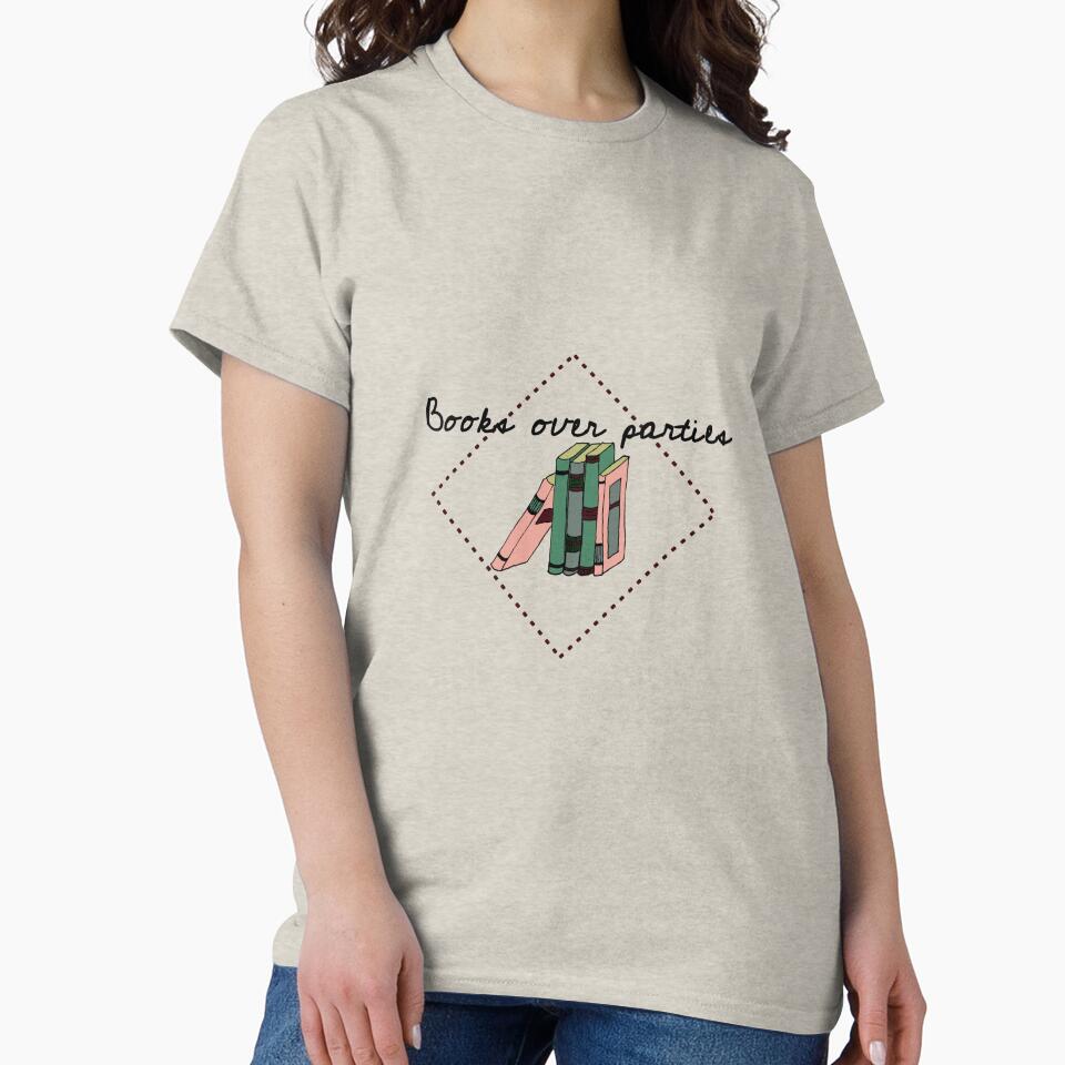 Books over parties by PBerry T-Shirts, Hoodie, Sweatshirt | BlankRebels.com (Image 2)