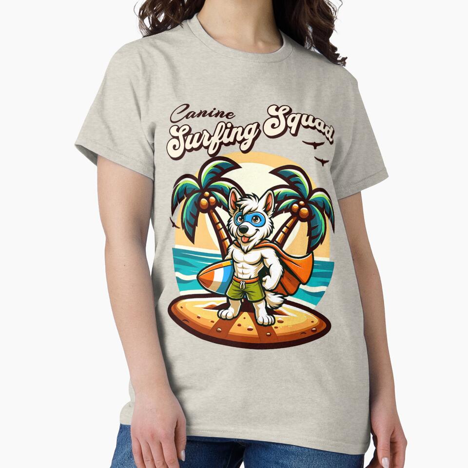 Surfing Dog by RockBeeDesigns