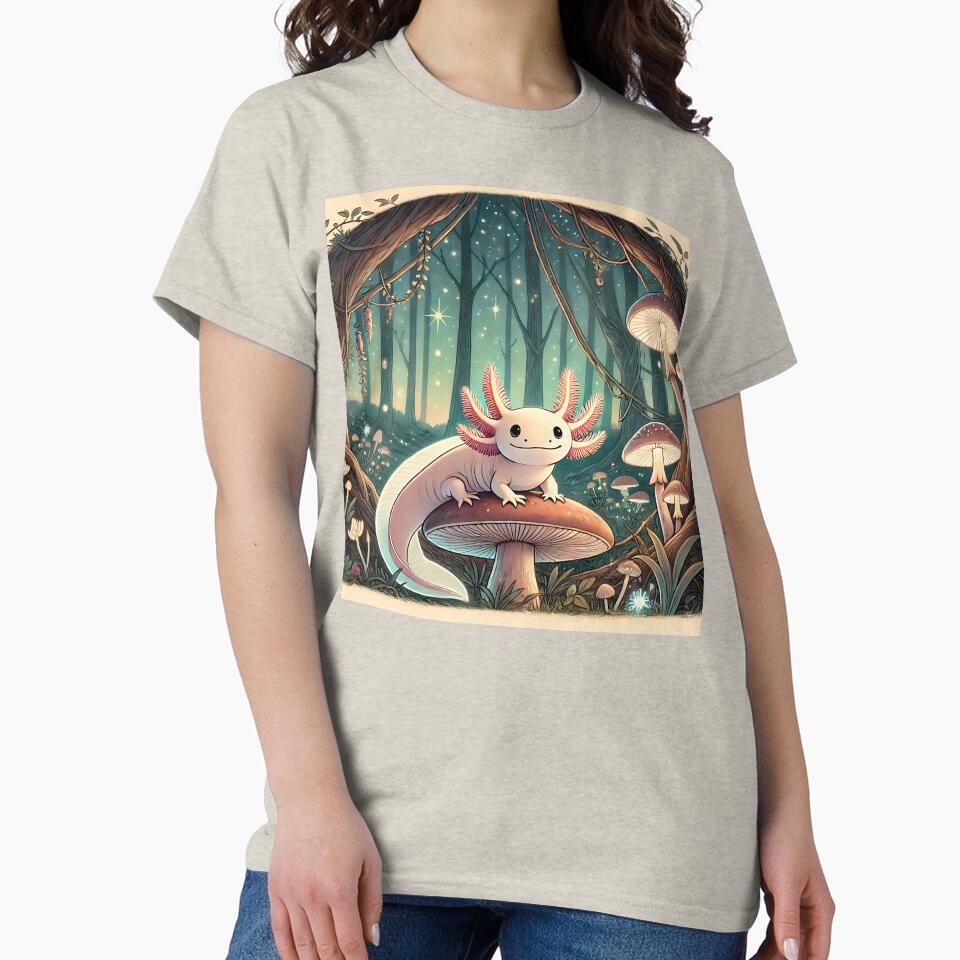 Axolotl Art #159 | Axolotl Lovers by ksgraphics222 T-Shirts, Hoodie, Sweatshirt | BlankRebels.com (Image 2)