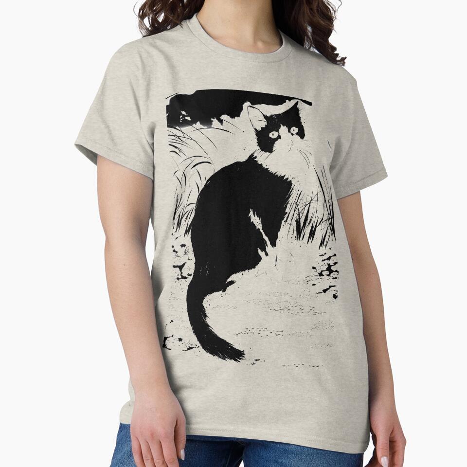 Cat in the garden by mushin- T-Shirts, Hoodie, Sweatshirt | BlankRebels.com (Image 2)