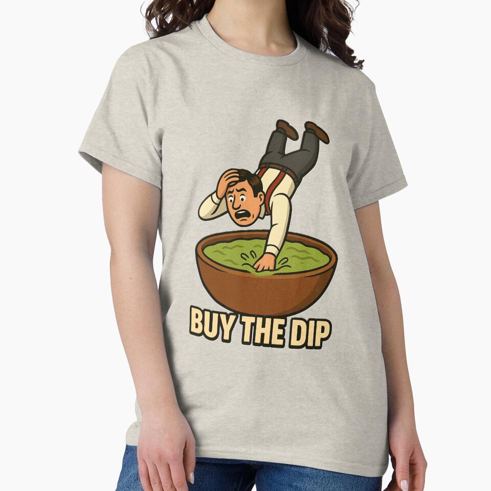 Buy the Dip- Retro Trader Guacamole Dive by Gooralwwl T-Shirts, Hoodie, Sweatshirt | BlankRebels.com (Image 2)