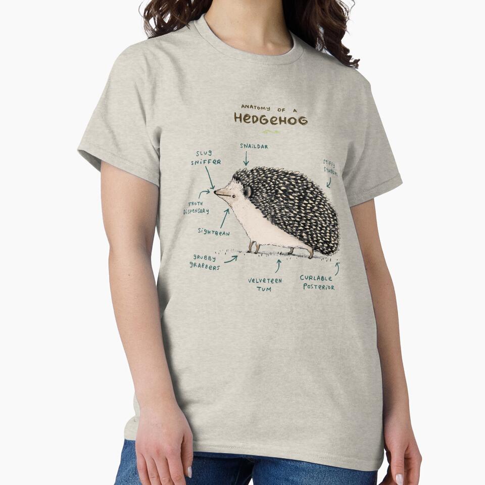 Anatomy of a Hedgehog by SophieCorrigan T-Shirts, Hoodie, Sweatshirt | BlankRebels.com (Image 2)