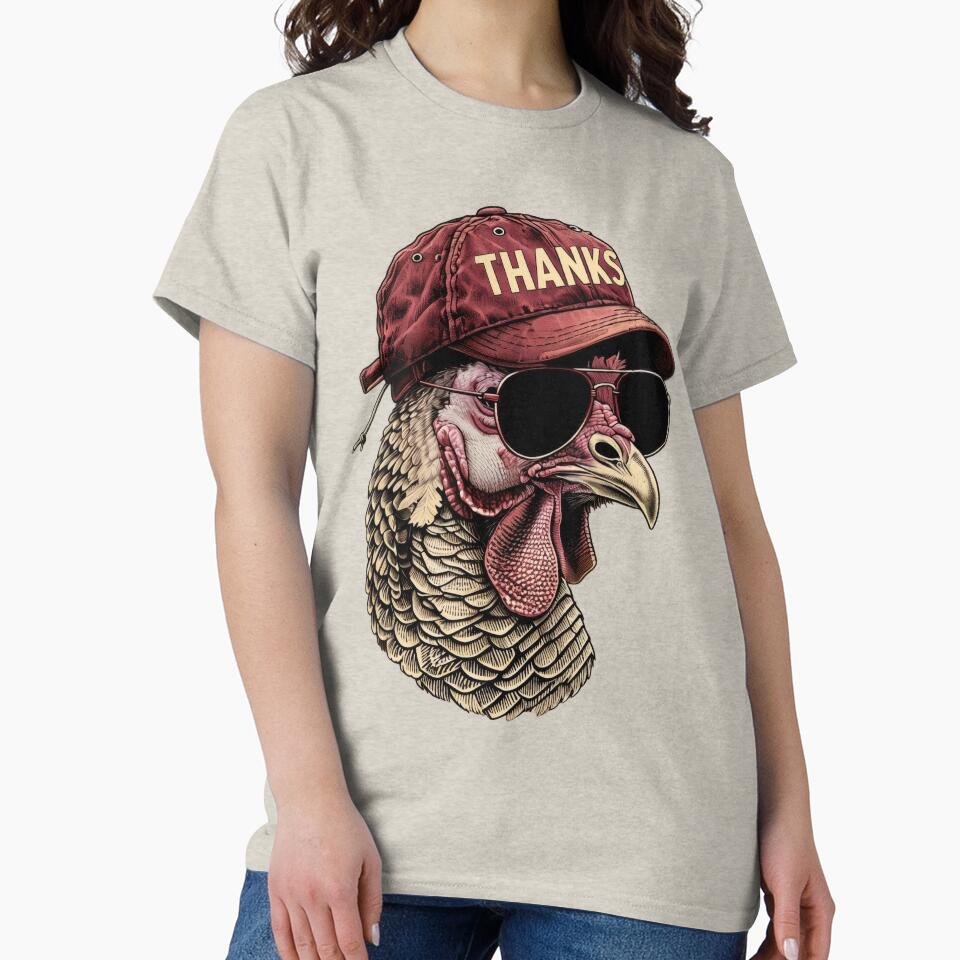 Funny Thanksgiving Turkey by Topmaxdesign T-Shirts, Hoodie, Sweatshirt | BlankRebels.com (Image 2)