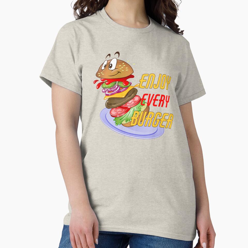 Enjoy Every Burger by hashnan21 T-Shirts, Hoodie, Sweatshirt | BlankRebels.com (Image 2)
