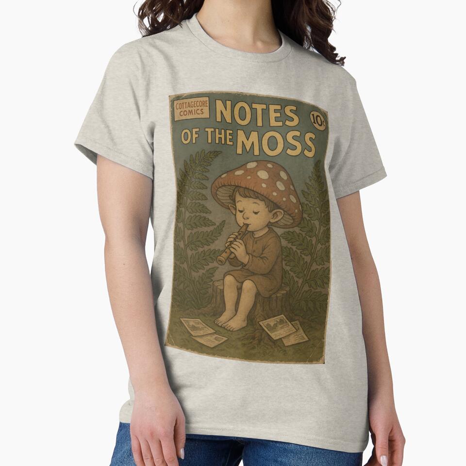 Nostalgic Cottagecore: Notes of the moss by bapupa T-Shirts, Hoodie, Sweatshirt | BlankRebels.com (Image 2)