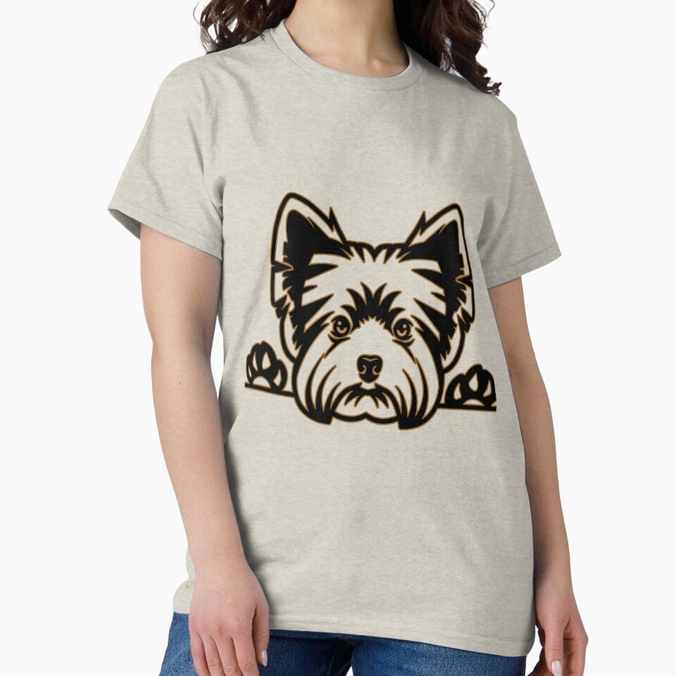 A Cute Yorkshire Terrier – Adorable and Full of Charm by CoolX2Merch T-Shirts, Hoodie, Sweatshirt | BlankRebels.com (Image 2)