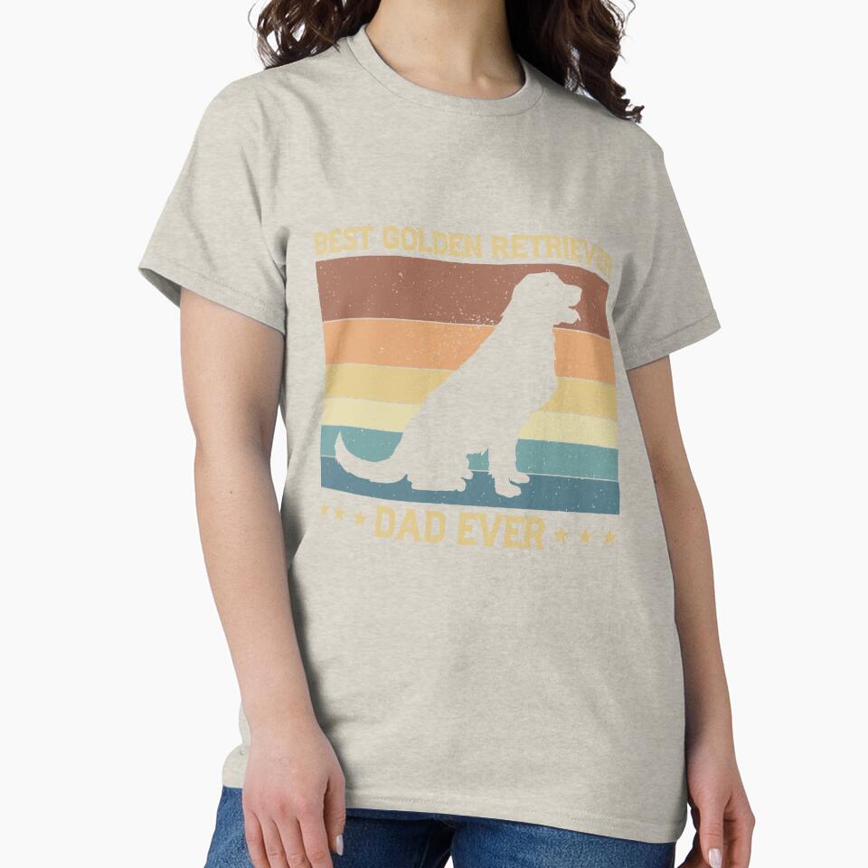 Golden Retriever lover gift for dog dad Golden Retriever dog dad gift by ElizInspires T-Shirts, Hoodie, Sweatshirt (Image 2)