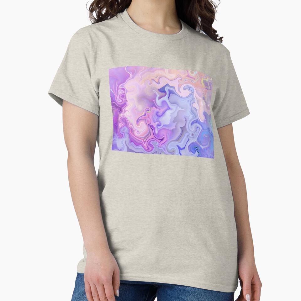 Y2K Inspired Colors Unicorn Pastels Abstract Princess Theme Colors for Gen Alpha 3 of 4 by Beachy T-Shirts,... (Image 2)