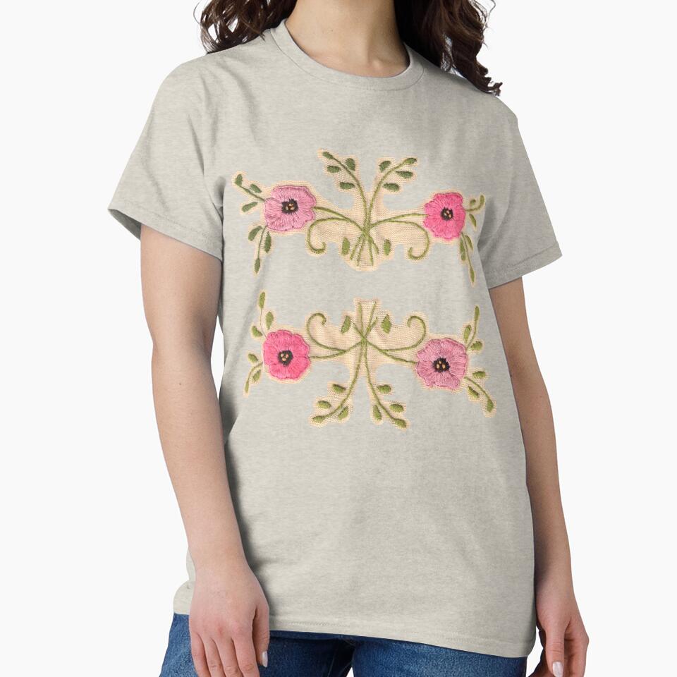 Embroidered flowers B by Julianum T-Shirts, Hoodie, Sweatshirt | BlankRebels.com (Image 2)