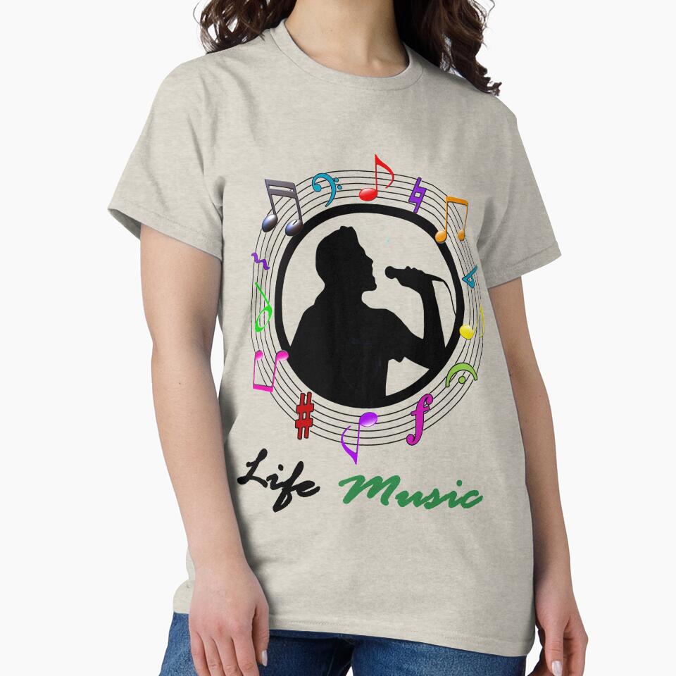 Life is Music by Niwain T-Shirts, Hoodie, Sweatshirt | BlankRebels.com (Image 2)