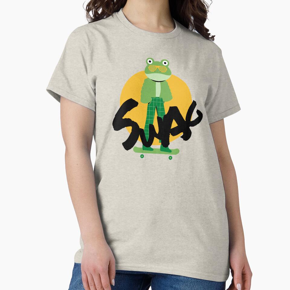 FROG ON SKATEBOARD DESIGN by Ausububu T-Shirts, Hoodie, Sweatshirt | BlankRebels.com (Image 2)