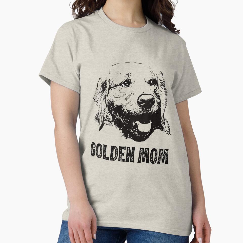 Golden Mom - Golden Retriever Mom by DoggyStyles T-Shirts, Hoodie, Sweatshirt | BlankRebels.com (Image 2)