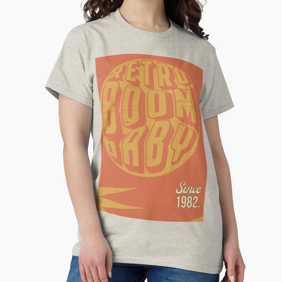 Retro BOOM Baby by Mathew Graphic T-Shirts, Hoodie, Sweatshirt | BlankRebels.com (Image 2)