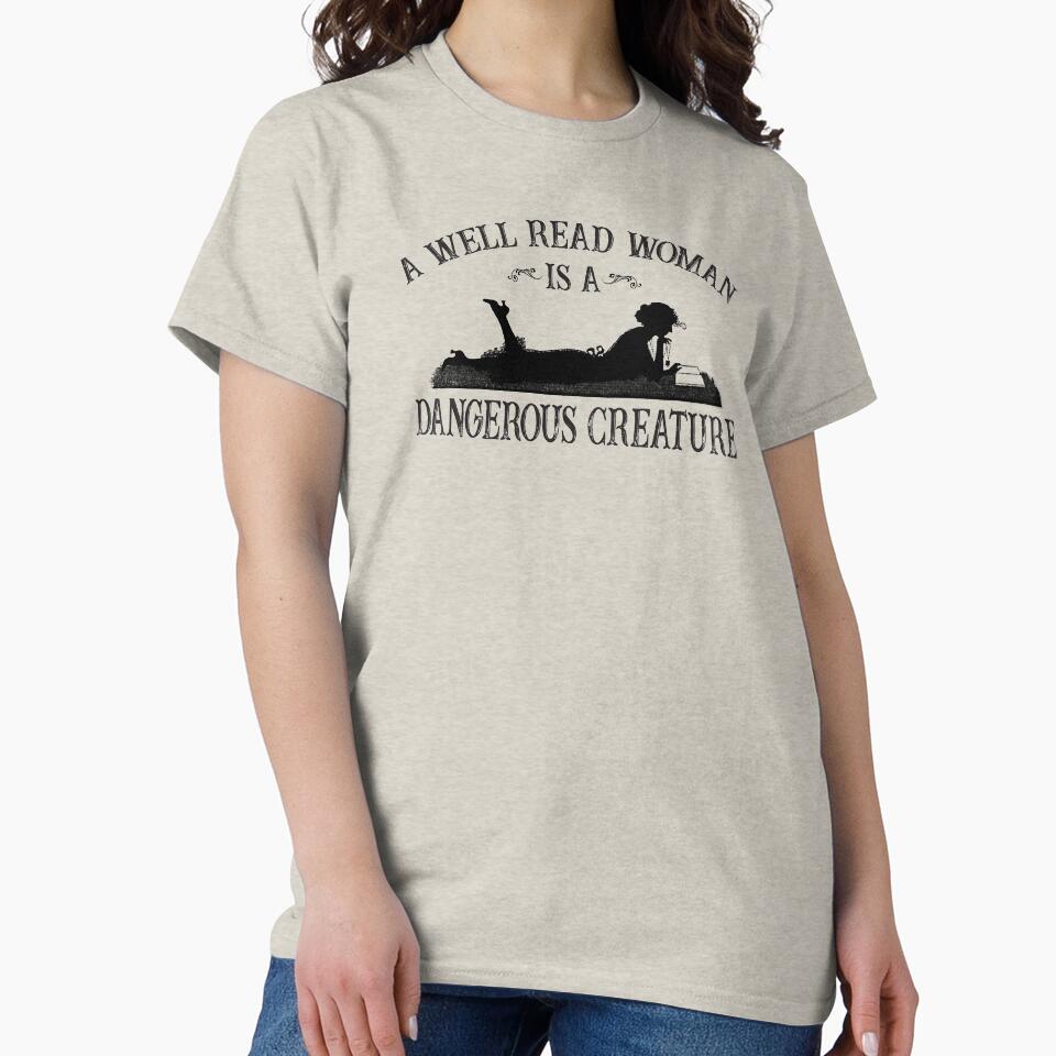 A well read woman by ouchmypancreas T-Shirts, Hoodie, Sweatshirt | BlankRebels.com (Image 2)