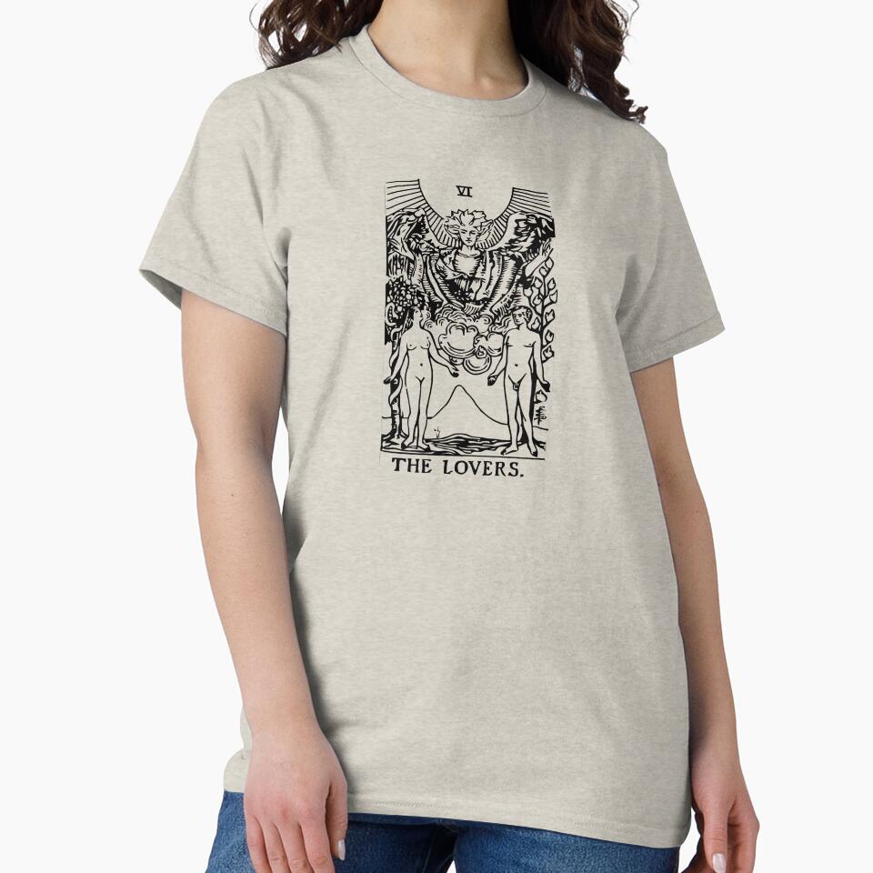 The Lovers tarot card deck by Michallandsberg T-Shirts, Hoodie, Sweatshirt | BlankRebels.com (Image 2)
