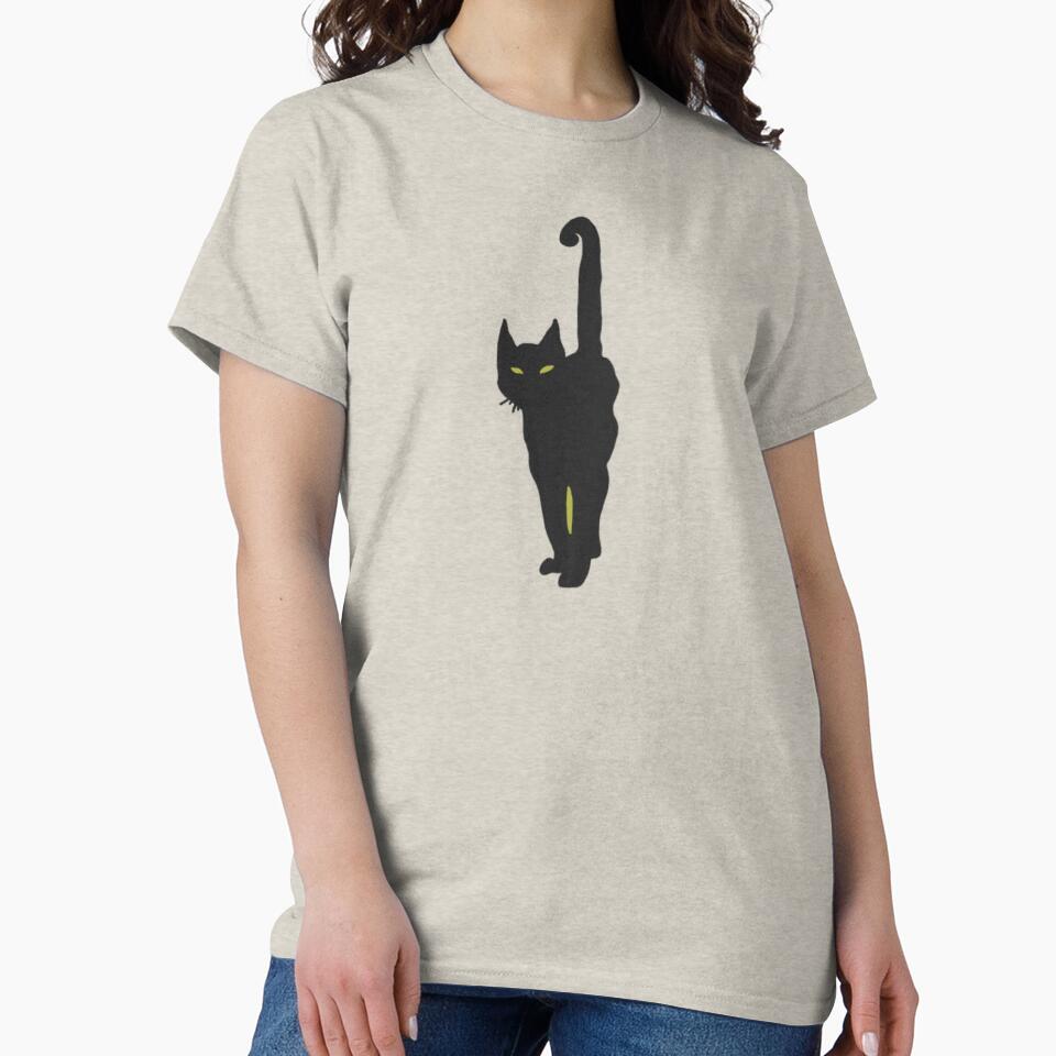 Halloween Style Black Cat, Halloween Black Cat by CreepingWillow T-Shirts, Hoodie, Sweatshirt | BlankRebels.com (Image 2)