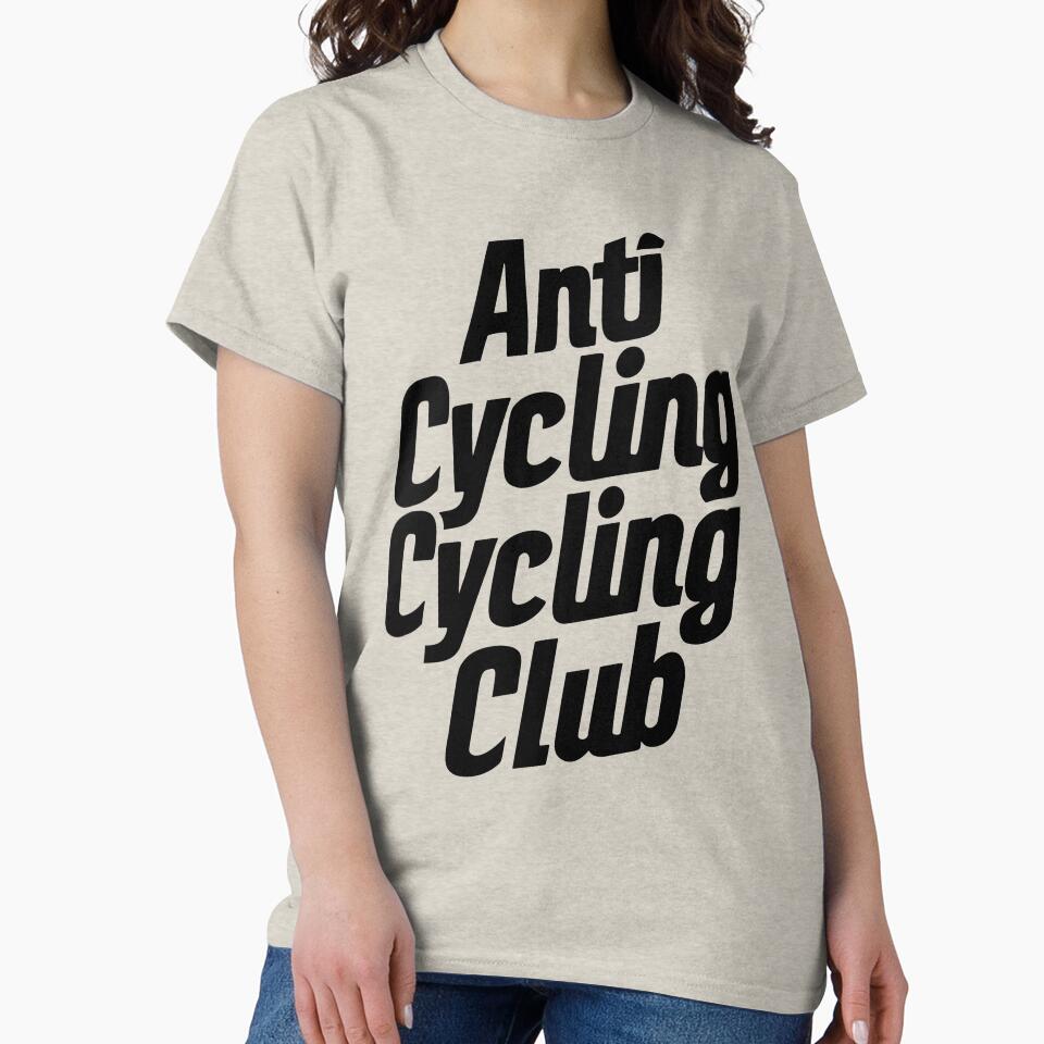 Anti Cycling Cycling Club - modern design by Vashy56 T-Shirts, Hoodie, Sweatshirt | BlankRebels.com (Image 2)
