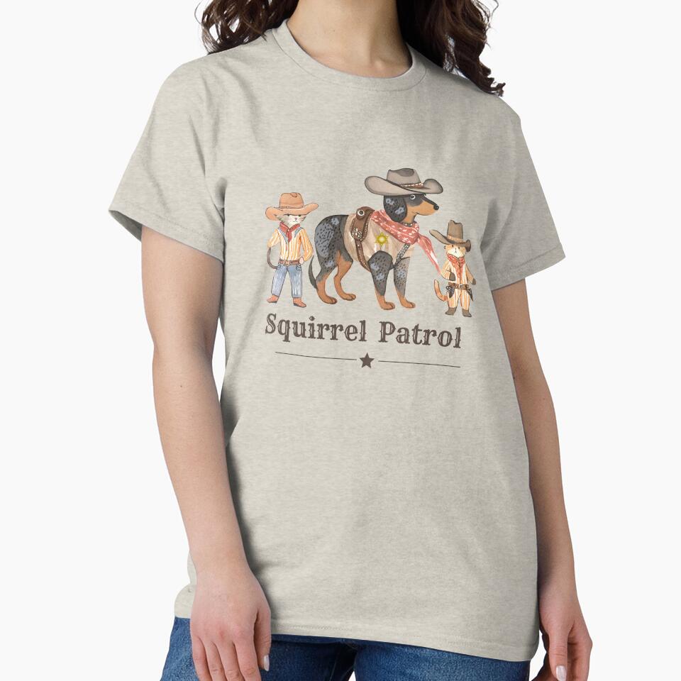 Cats and Dogs Squirrel Patrol by courtaboud T-Shirts, Hoodie, Sweatshirt | BlankRebels.com (Image 2)