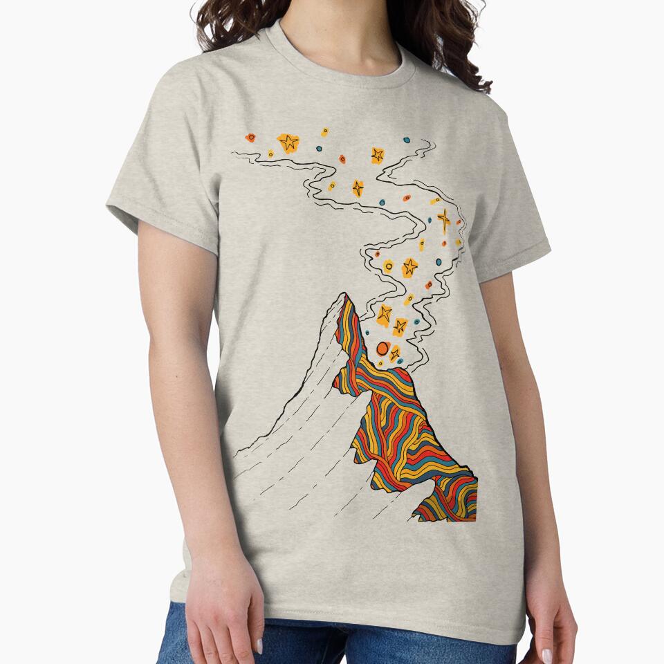 Starry rainbow peak by Swadeillustrations T-Shirts, Hoodie, Sweatshirt | BlankRebels.com (Image 2)