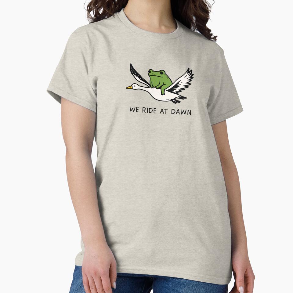 We Ride at Dawn - Funny Frog and Goose by msmeylin