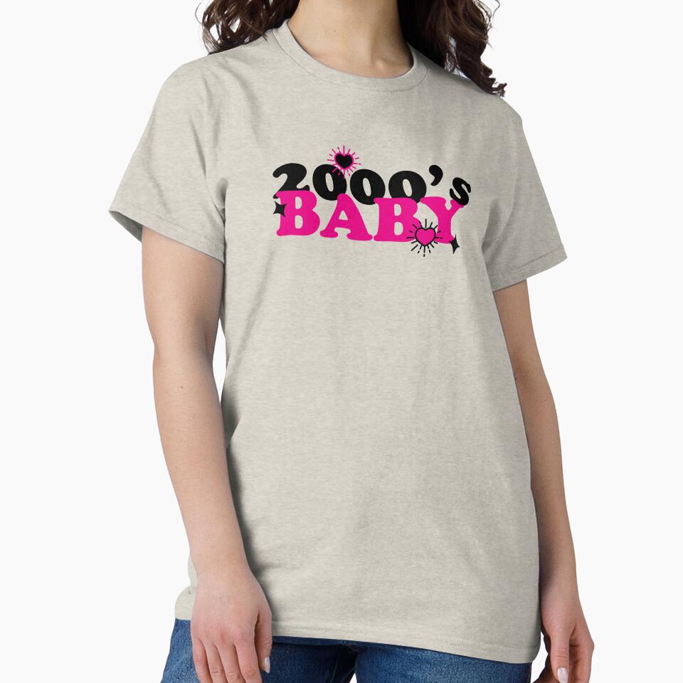 2000's Baby Y2k Graphic Tee, 2000's Baby Aesthetic Shirt, by chipmuckdesignn Hoodie, Sweatshirt | BlankRebels.com (Image 2)