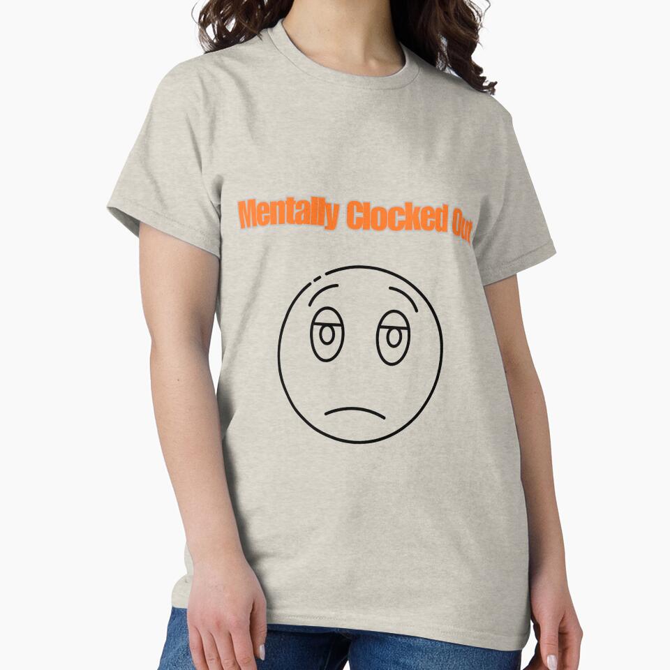 Mentally Clocked Out by myinkydesigns T-Shirts, Hoodie, Sweatshirt | BlankRebels.com (Image 2)