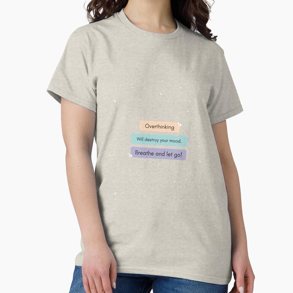 Overthinking by ArtCity Designs T-Shirts, Hoodie, Sweatshirt | BlankRebels.com (Image 2)