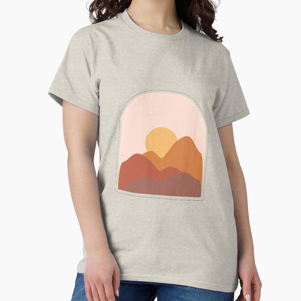 warm  boho landscape by Northendesigns T-Shirts, Hoodie, Sweatshirt | BlankRebels.com (Image 2)