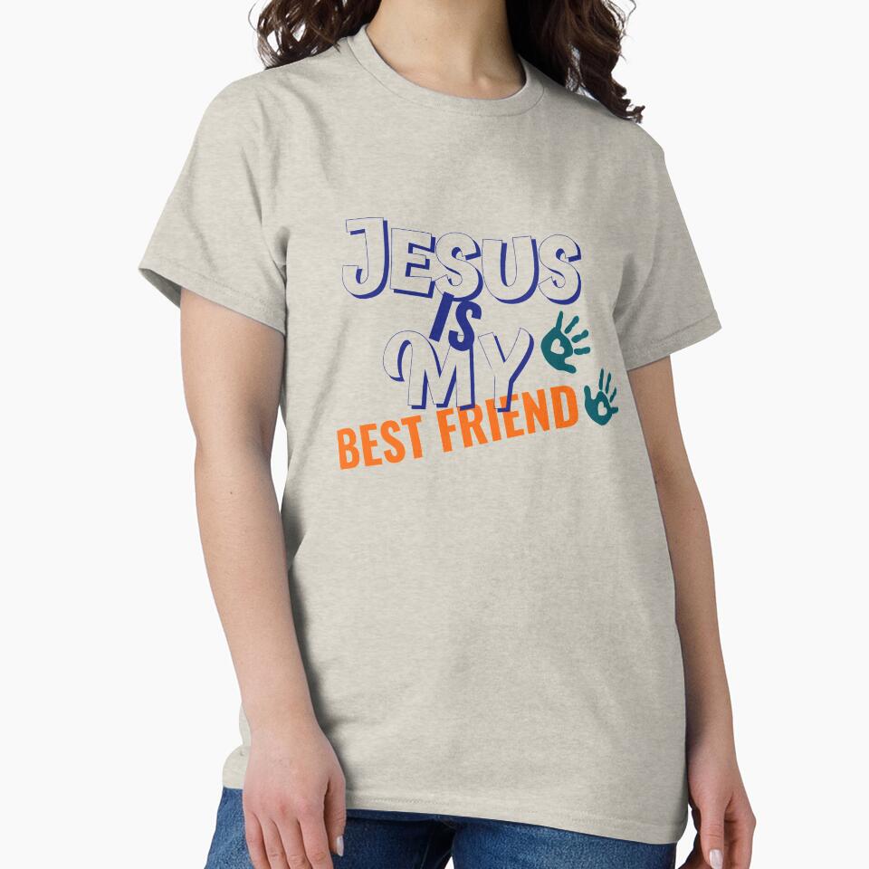 Jesus is my best Friend by soul-T T-Shirts, Hoodie, Sweatshirt | BlankRebels.com (Image 2)