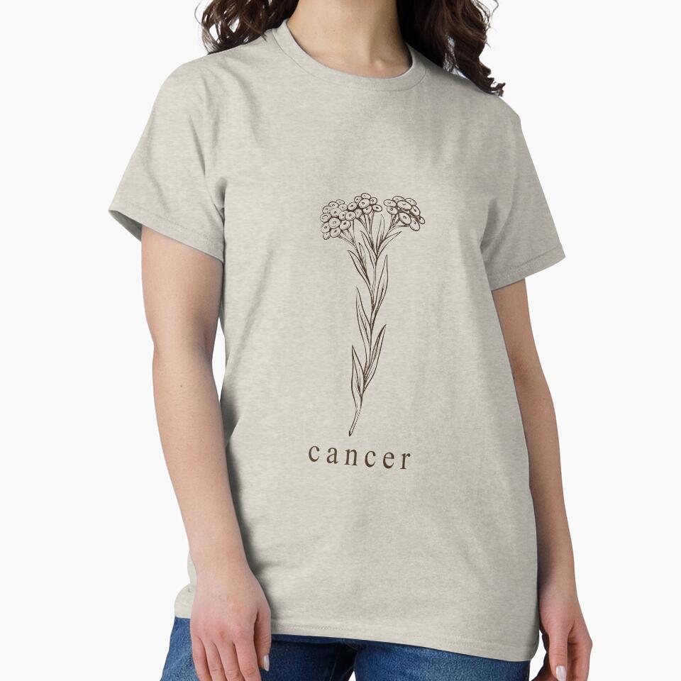 Cancer Botanical Zodiac by mandeegirl17 T-Shirts, Hoodie, Sweatshirt | BlankRebels.com (Image 2)