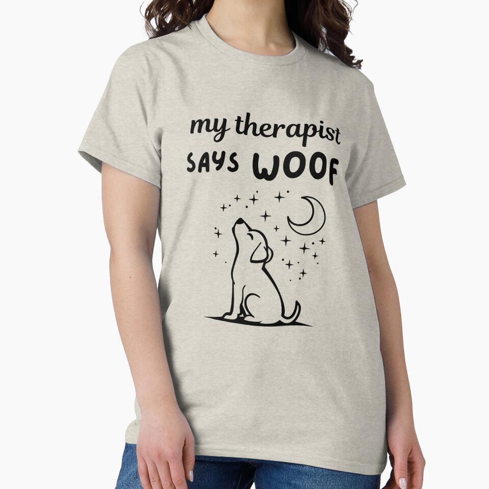 Dog Therapist by MaevePayntr T-Shirts, Hoodie, Sweatshirt | BlankRebels.com (Image 2)
