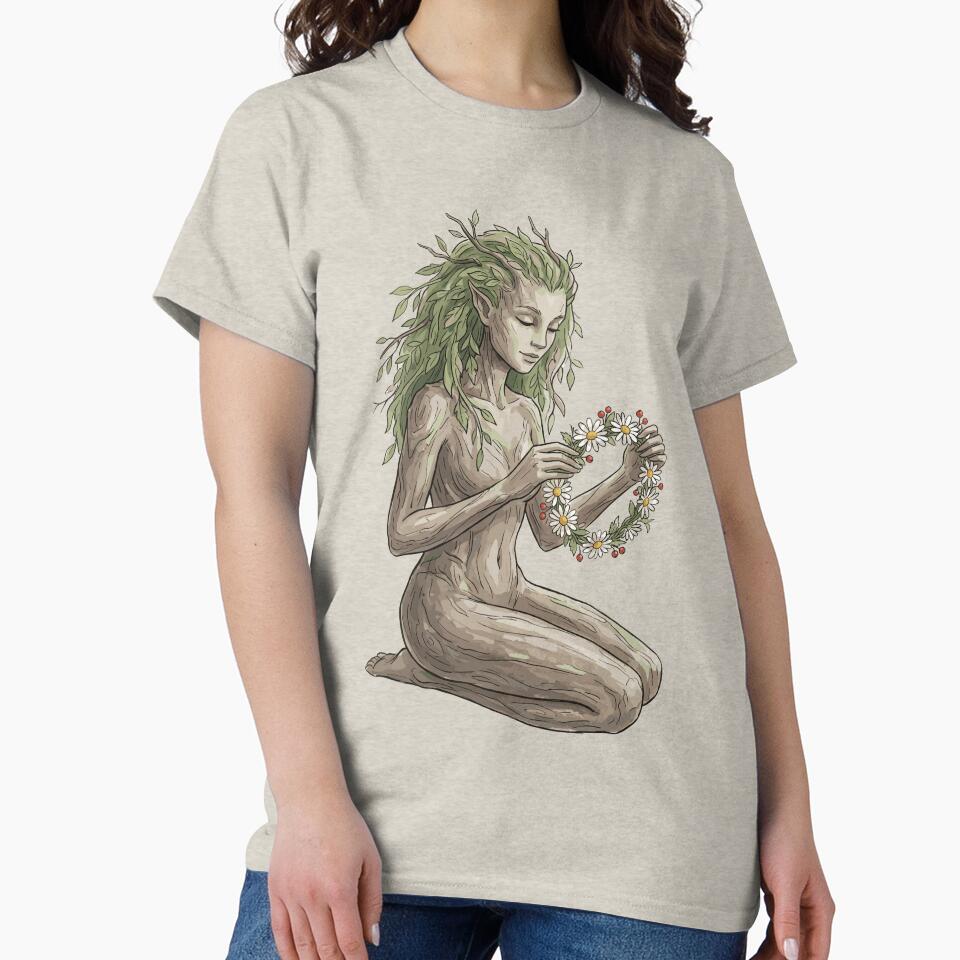 Nostalgic Cottagecore: Dryad's Daisy Crown by bapupa T-Shirts, Hoodie, Sweatshirt | BlankRebels.com (Image 2)
