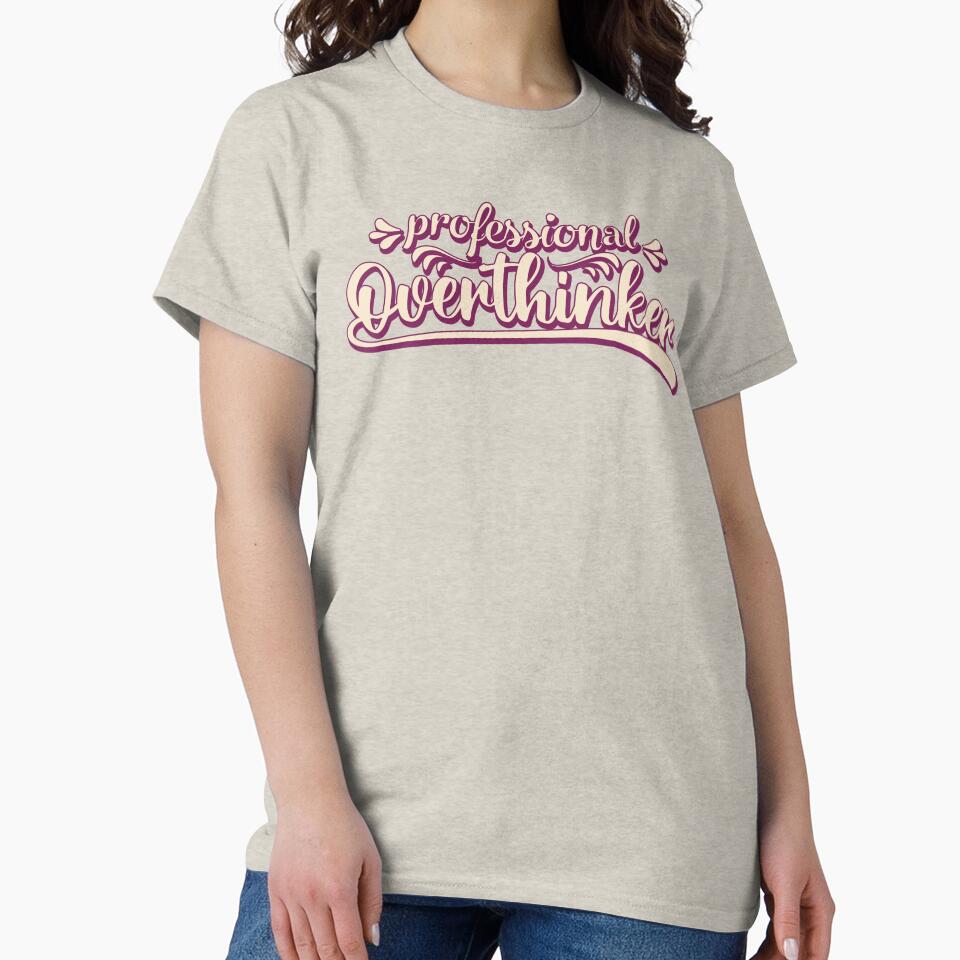 Proffesional Overthinker by DAFIN T-Shirts, Hoodie, Sweatshirt | BlankRebels.com (Image 2)