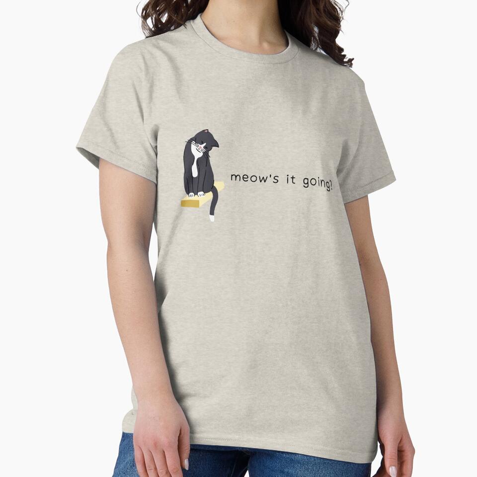 Meow's it Going? by FLUFFandBEYOND T-Shirts, Hoodie, Sweatshirt | BlankRebels.com (Image 2)