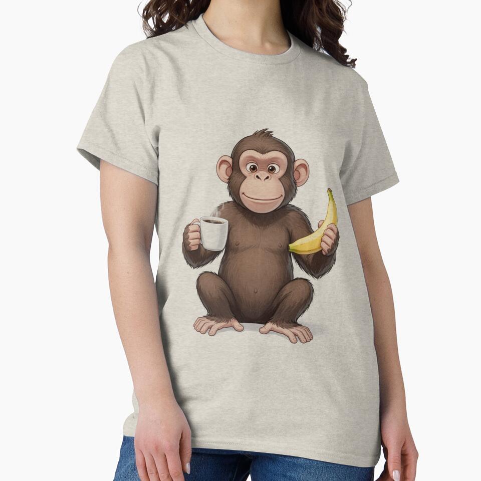 Programmer Monkey — Funny Coding Life Illustration by WearContext T-Shirts, Hoodie, Sweatshirt | BlankRebels.com (Image 2)