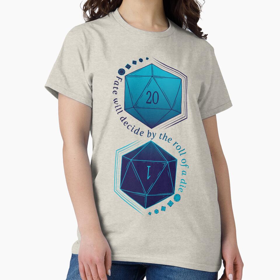 Fate Will Decide Blue by NightOwl1485 T-Shirts, Hoodie, Sweatshirt | BlankRebels.com (Image 2)