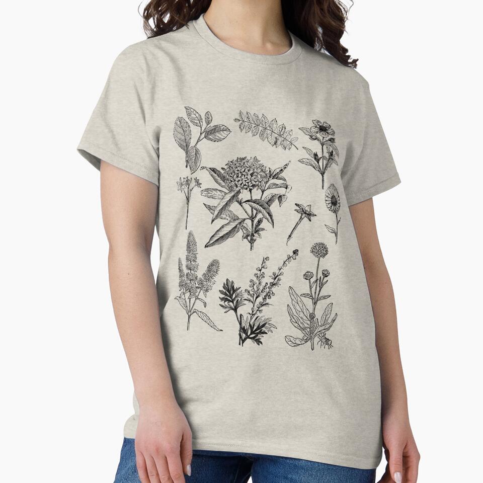 Vintage Flowers - Botanical Graphic by OutfitduJour T-Shirts, Hoodie, Sweatshirt | BlankRebels.com (Image 2)