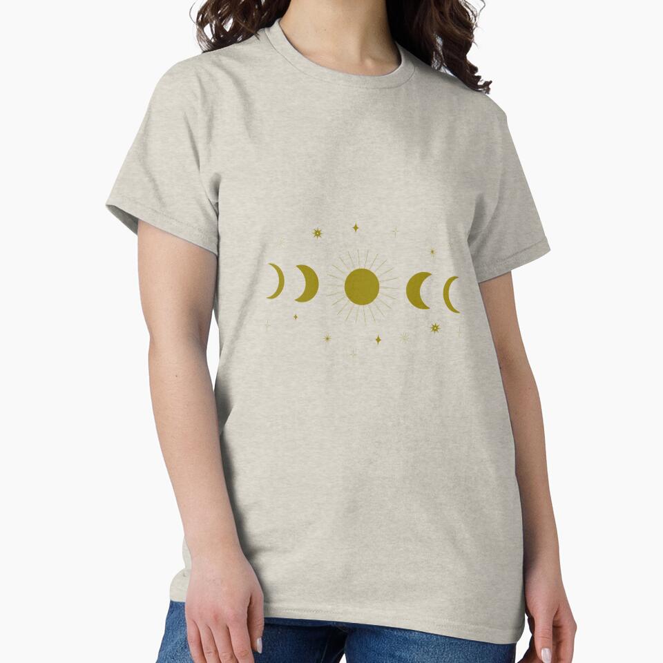 moon phases aesthetic design by arastore T-Shirts, Hoodie, Sweatshirt | BlankRebels.com (Image 2)