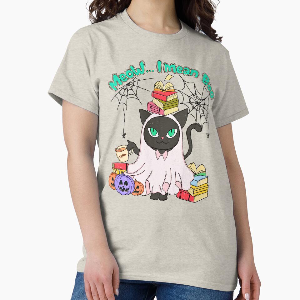 Meow...I mean boo by SushiAnn T-Shirts, Hoodie, Sweatshirt | BlankRebels.com (Image 2)