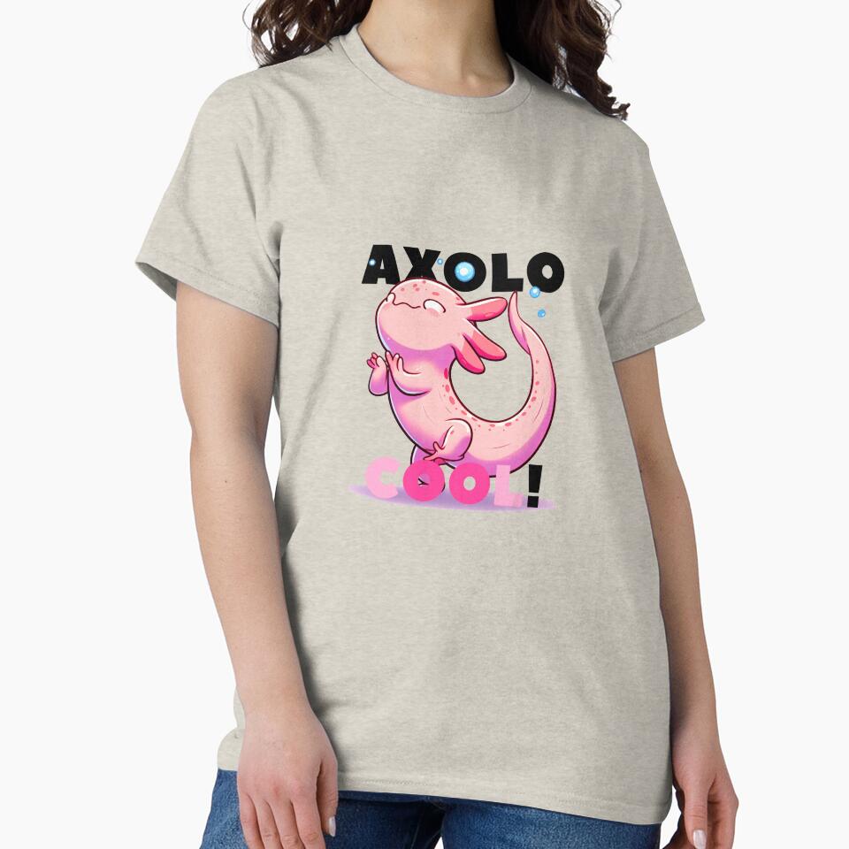 Cute Axolotl Applauding Axolo Cool by Mr Pyuku T-Shirts, Hoodie, Sweatshirt | BlankRebels.com (Image 2)