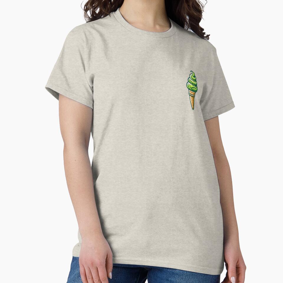 Matcha Ice Cream Art | Food Lovers Dessert Design by NipponLifestyle T-Shirts, Hoodie, Sweatshirt | BlankRebels.com (Image 2)