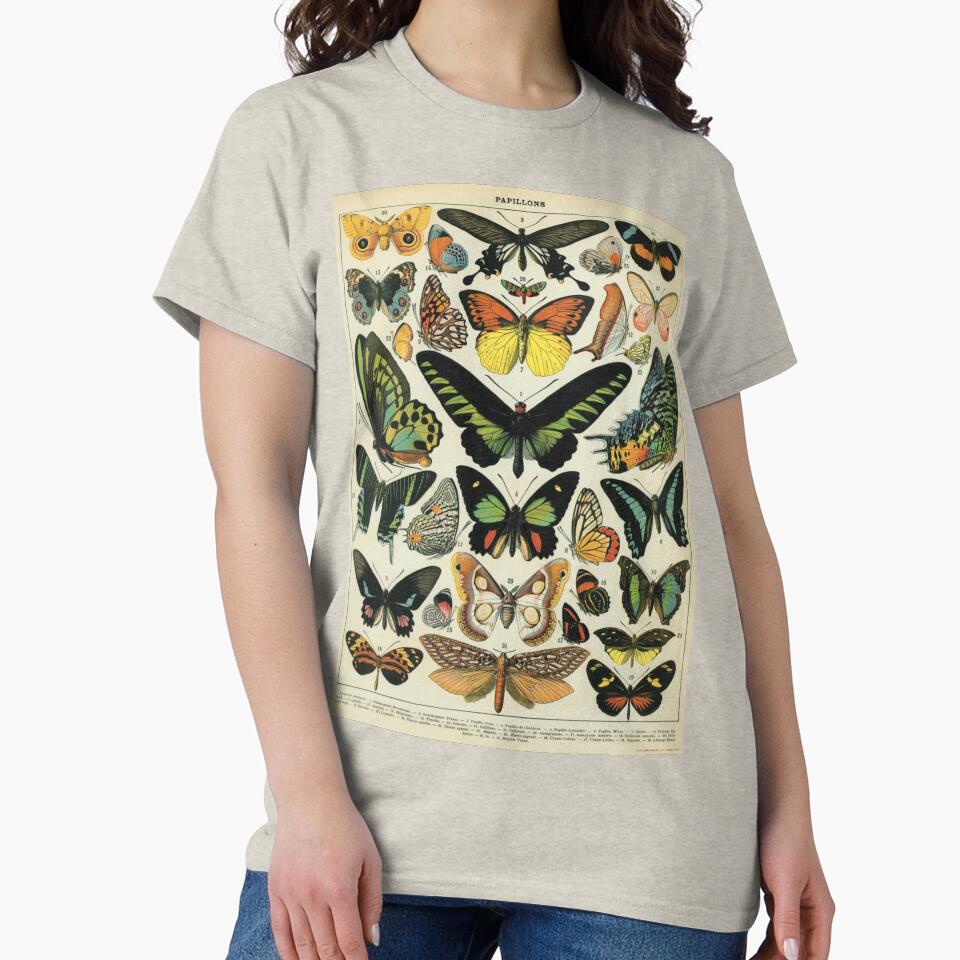 Vintage Butterflies - Darkacademia by Asher-and-Asher T-Shirts, Hoodie, Sweatshirt | BlankRebels.com (Image 2)