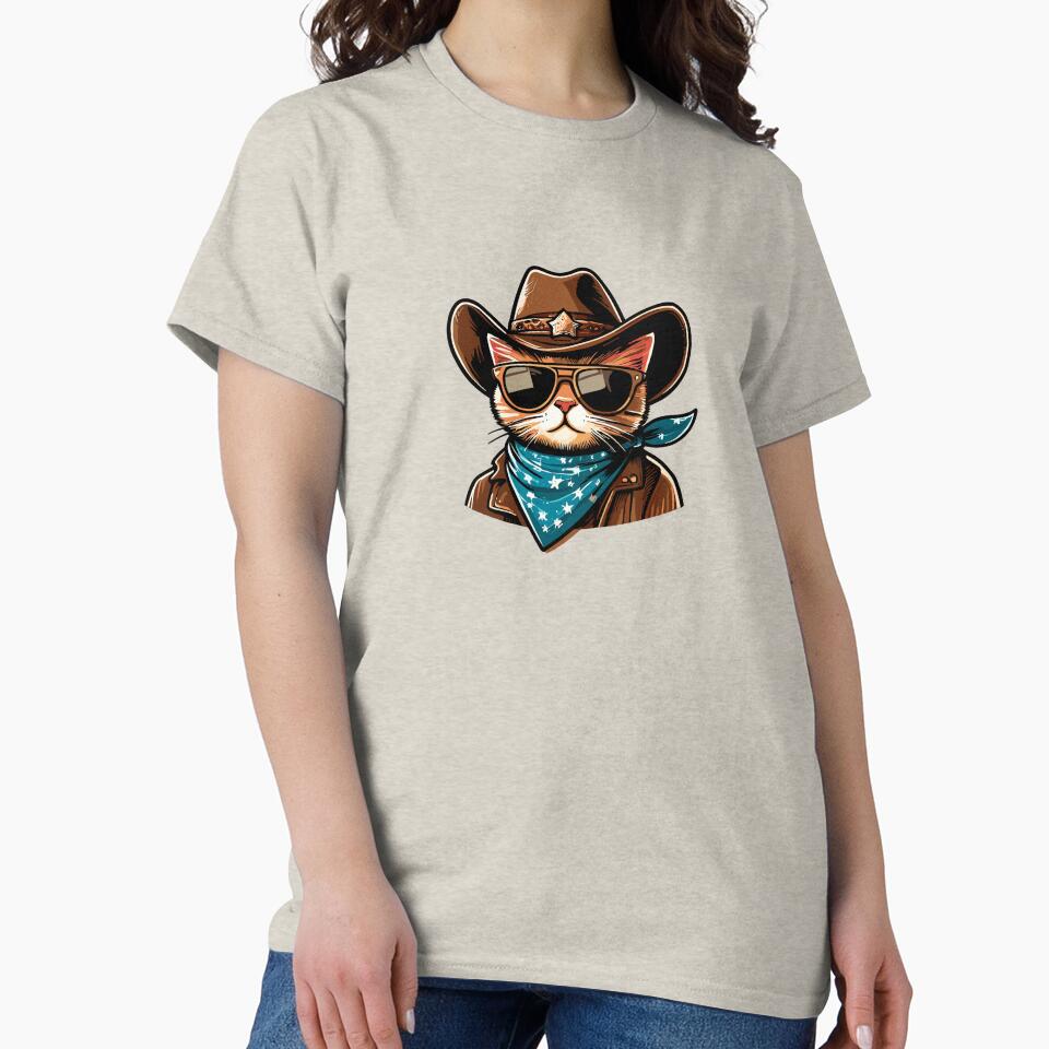 Cowboy Cat by perzysshop T-Shirts, Hoodie, Sweatshirt | BlankRebels.com (Image 2)