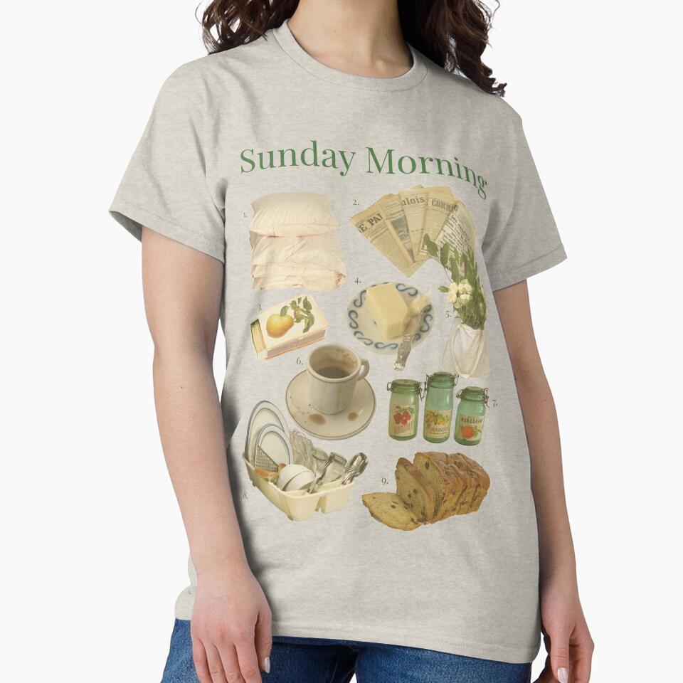 Sunday Morning by PeachMillk T-Shirts, Hoodie, Sweatshirt | BlankRebels.com (Image 2)