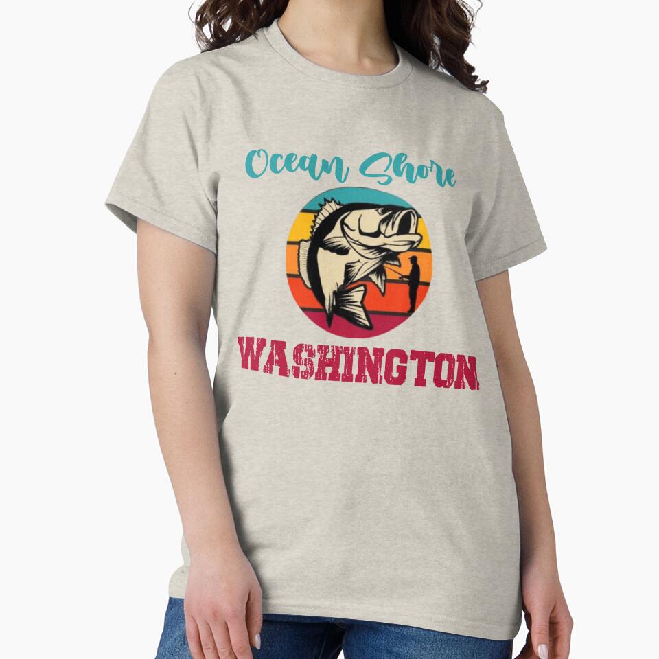 OCEAN SHORES WASHINGTON by SamalexDesigns T-Shirts, Hoodie, Sweatshirt | BlankRebels.com (Image 2)