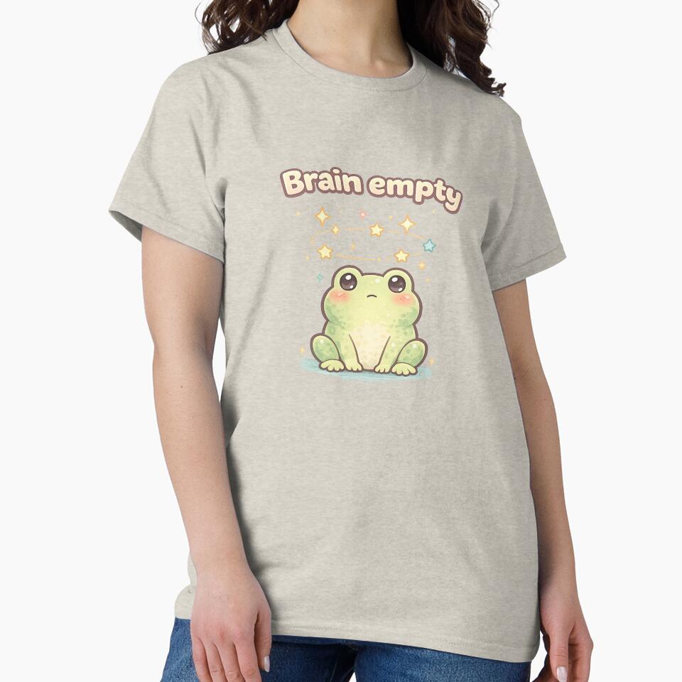 Brain Empty Frog by KyliesKanvas22 T-Shirts, Hoodie, Sweatshirt | BlankRebels.com (Image 2)