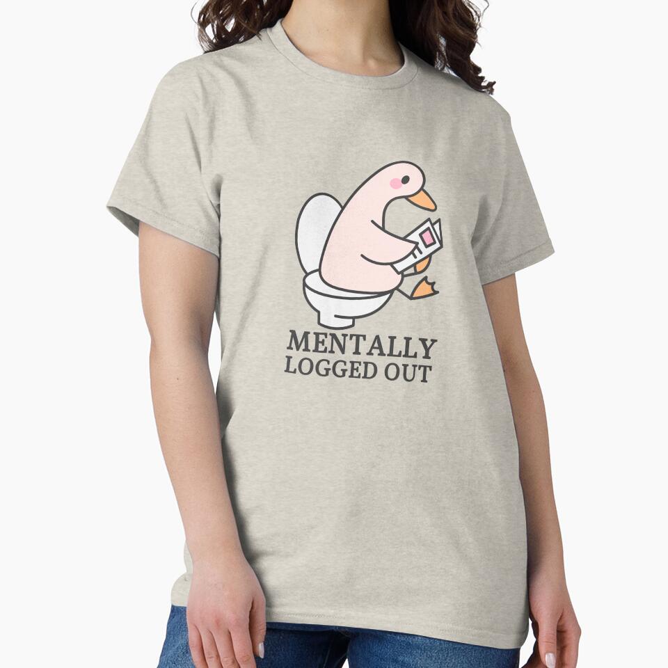mentally logged-out by Aminesnip T-Shirts, Hoodie, Sweatshirt | BlankRebels.com (Image 2)