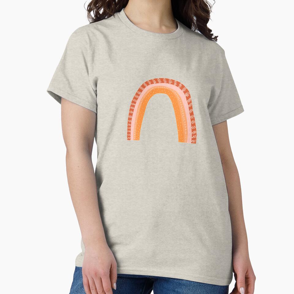 Boho Rainbow Sticker by hacetalor T-Shirts, Hoodie, Sweatshirt | BlankRebels.com (Image 2)